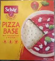入っている砂糖の量 Pizza Base, glutenfrei