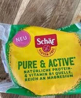 Sokerin määrä sisällä PURE & ACTIVE