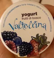 Amount of sugar in Yogurt frutti di bosco Valtellina