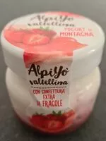 Amount of sugar in Yogurt di montagna con confettura extra di fragole