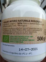 Amount of sugar in B yogurt biologico