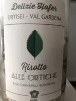 Amount of sugar in Risotto alle ortiche
