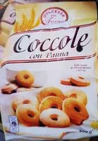 Suhkru kogus sees Coccole con panna