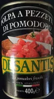 Suhkru kogus sees Polpa a pezzetti di pomodoro