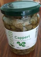 चीनी की मात्रा Capperi aromatizati all'aceto di vino