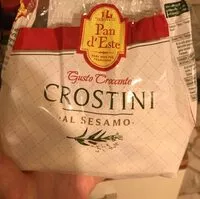 Sokerin määrä sisällä Crostini al sesamo