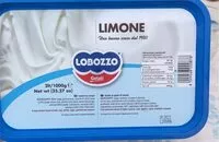 Cantidad de azúcar en Gelato limone