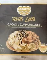 Cantidad de azúcar en Torta Lieta Lobozzo Cacao e zuppa inglese