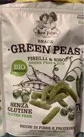 Cantidad de azúcar en Snack green peas