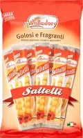 Cantidad de azúcar en Grissini saltelli