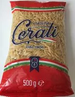 चीनी की मात्रा Cerati Risone Pasta 500G