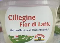 入っている砂糖の量 Ciliegine Fior di Latte