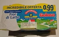 入っている砂糖の量 Yogurt fior di latte