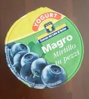入っている砂糖の量 Yogurt Magro con Mirtillo in pezzi