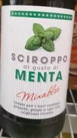 Количество сахара в sciroppo al gusto di menta