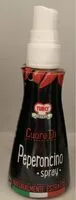 Suhkru kogus sees Cuore di peperoncino spray
