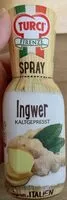 Suhkru kogus sees Ingwer spray