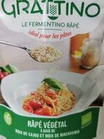 Sucre et nutriments contenus dans Grattino