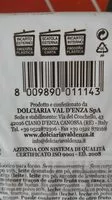 Sucre et nutriments contenus dans Dolciaria val d enza