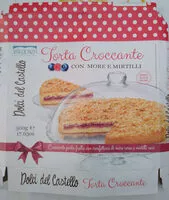 Zuckermenge drin Torta croccante con more e mirtilli