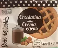 Jumlah gula yang masuk Crostatina alla crema cacao