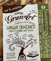 Jumlah gula yang masuk Lingue croccanti olive