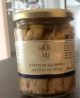 İçindeki şeker miktarı Filetti di sgombro in olio di oliva