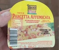 Jumlah gula yang masuk Pancetta