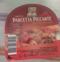 Jumlah gula yang masuk Cubetti di Pancetta Piccante