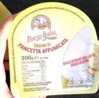 Jumlah gula yang masuk Dadini di pancetta affumicata