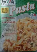 İçindeki şeker miktarı Fettucine alla carbonara