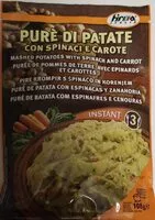 İçindeki şeker miktarı Purè di Patate con Spinaci e Carote