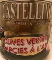 Zuckermenge drin Olives vertes farcies à l’ail