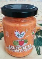 Zuckermenge drin Bruschetta Artichauts et Poivrons