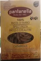 Suhkru kogus sees Casarecce pasta