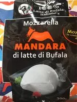 含糖量 Mozzarella Mandara di latte di Bufala