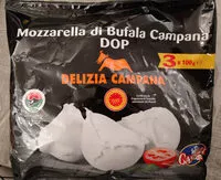 Zuckermenge drin Mozzarella di bufala campana DOP
