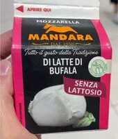 含糖量 Mozzarella di latte di bufala senza lattosio