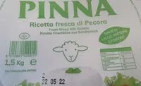 Suhkru kogus sees Ricotta fresca di pecora