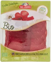 Amount of sugar in Bio bresaola della valtellina i p