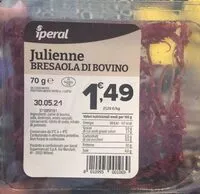 Amount of sugar in Julienne Breasola di Bovino