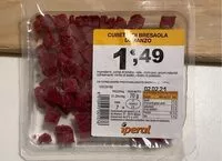 Amount of sugar in Cubetti di bresaola di Manzo