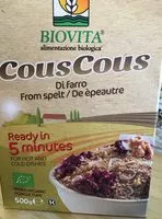 Sucre et nutriments contenus dans Biovita