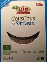 入っている砂糖の量 Couscous de sarrasin