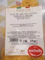 Количество сахара в Tagliolini all uovo