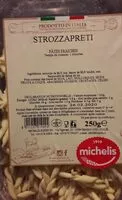 Количество сахара в Strozzapreti