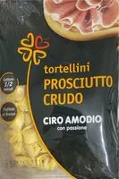 चीनी की मात्रा Tortelljni prosciutto crudo