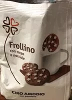 चीनी की मात्रा Frollino con cacao e nocciole