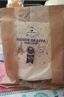 Suhkru kogus sees Formaggio Montegrappa due lune