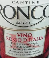 含糖量 Ronco vino rosso